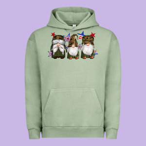 Military Gnomes Star Urban Hoodie Designed By Artiststas