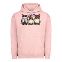 Pigment Salmon military gnomes star Urban Hoodie - Artiststas