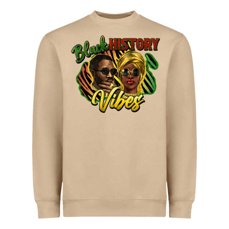 Black History Heavyweight Sweatshirt by HowdyJamesFarm | Teevron