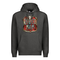 Charcoal Heather Rodeo mom Mother's Day Premium Hoodie - FaDigitalArtStudio