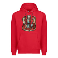 Red Rodeo mom Mother's Day Premium Hoodie - FaDigitalArtStudio