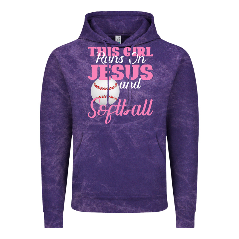 This Girl Jesus And Softball Vintage Hoodie by Bettercallsaul | Teevron