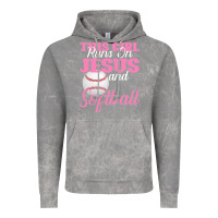 Cloud Rock This Girl Jesus And Softball Vintage Hoodie - Bettercallsaul