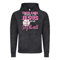 Vintage Black This Girl Jesus And Softball Vintage Hoodie - Bettercallsaul