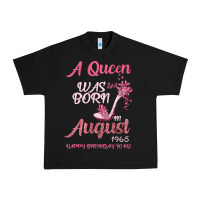 A Queen Was Born In August 1965 Happy Birthday To Me 55 Years Old Urban Heavy Tee | Teevron