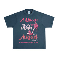 Midnight Navy A Queen Was Born In August 1965 Happy Birthday To Me 55 Years Old Urban Heavy Tee - Bettercallsaul