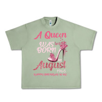 Oil Green A Queen Was Born In August 1965 Happy Birthday To Me 55 Years Old Urban Heavy Tee - Bettercallsaul