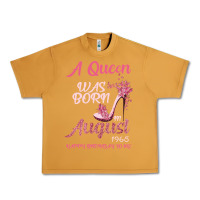 Peanut Butter A Queen Was Born In August 1965 Happy Birthday To Me 55 Years Old Urban Heavy Tee - Bettercallsaul