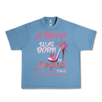 Pebble Blue A Queen Was Born In August 1965 Happy Birthday To Me 55 Years Old Urban Heavy Tee - Bettercallsaul