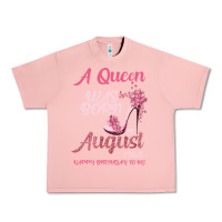 Salmon A Queen Was Born In August 1965 Happy Birthday To Me 55 Years Old Urban Heavy Tee - Bettercallsaul