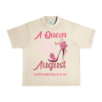 Sandshell A Queen Was Born In August 1965 Happy Birthday To Me 55 Years Old Urban Heavy Tee - Bettercallsaul