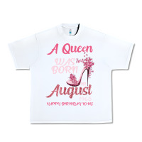 White A Queen Was Born In August 1965 Happy Birthday To Me 55 Years Old Urban Heavy Tee - Bettercallsaul