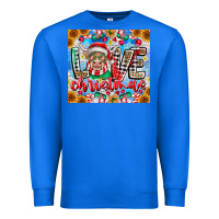 True Royal Love Christmas highland cow Premium Sweatshirt - CowhideDigitalArt