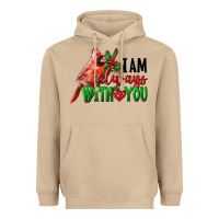 Mushroom I Am Always With Your Cardinal Bird Heavyweight Hoodie - LillyAllenDesigns