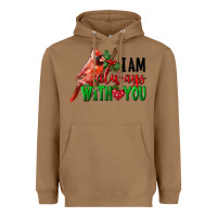 Toasted Coconut I Am Always With Your Cardinal Bird Heavyweight Hoodie - LillyAllenDesigns