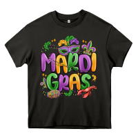 Asphalt mardi gras Heavy Core Tee - MaliasSmallBusiness