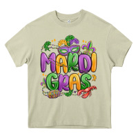 Mossy mardi gras Heavy Core Tee - MaliasSmallBusiness