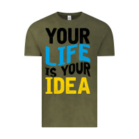 Vintage Olive YOUR LIFE YOUR IDEA V2 Vintage Tee - Bettercallsaul