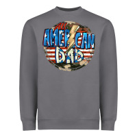 Storm All american dad 4th of july Heavyweight Sweatshirt - CowGirlArtShop