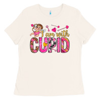 Bone i am with cupid Ladies Tee - NancyCooperArtShop