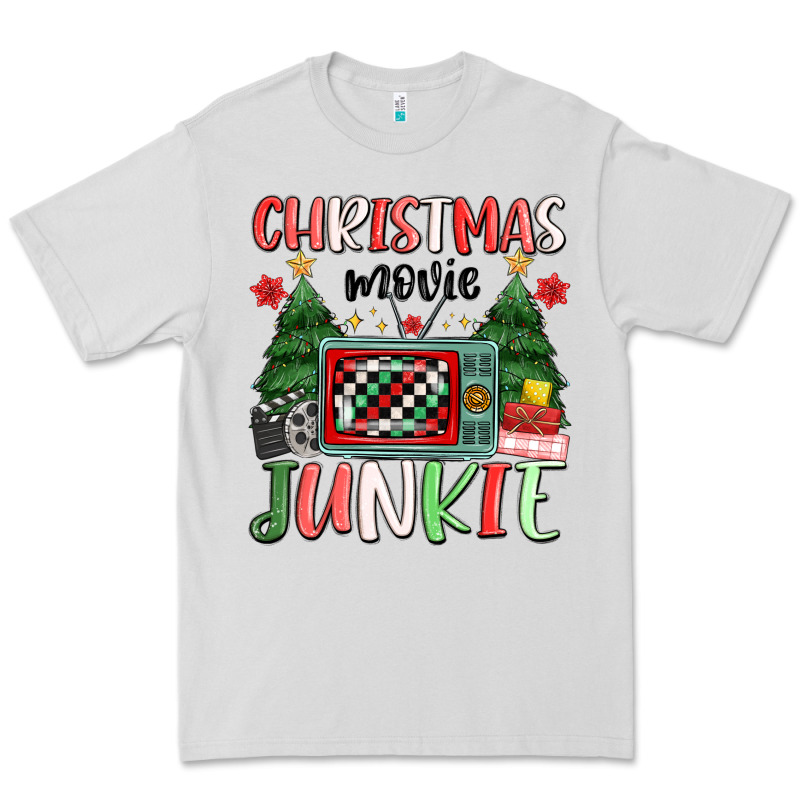 Christmas Movie Junkie Premium Tee by MaliasSmallBusiness | Teevron