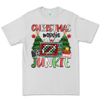 Dove Grey Christmas movie junkie Premium Tee - MaliasSmallBusiness