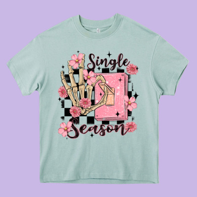 Single Season Heavy Core Tee Designed By Maliassmallbusiness
