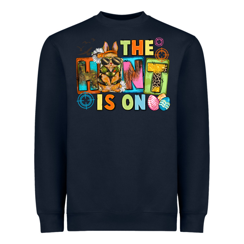 The Hunt Is On Easter Day Heavyweight Sweatshirt by CowGirlArtShop | Teevron