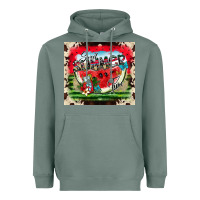 Sage Sweet Summer Time Heavyweight Hoodie - CowhideDigitalArt