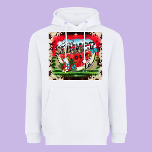 Sweet Summer Time Heavyweight Hoodie Designed By Cowhidedigitalart