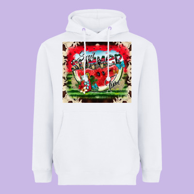 Sweet Summer Time Heavyweight Hoodie Designed By Cowhidedigitalart