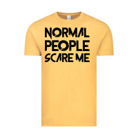 Vintage Mustard Normal People Scare Me Vintage Tee - Bettercallsaul