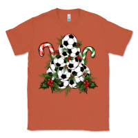 Copper Lightning Soccer Christmas Tree Classic Tee - RanaPortraitStore