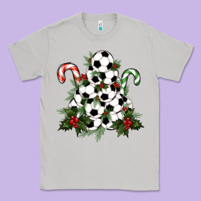 Lightning Soccer Christmas Tree Classic Tee Designed By Ranaportraitstore