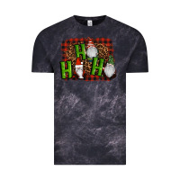 Cloud Black ho ho ho gnomes christmas Vintage Tee - RanaPortraitStore