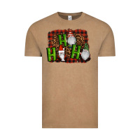 Vintage Coffee ho ho ho gnomes christmas Vintage Tee - RanaPortraitStore