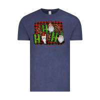 Vintage Denim ho ho ho gnomes christmas Vintage Tee - RanaPortraitStore