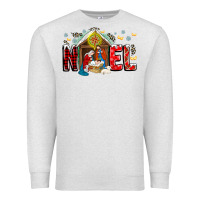 Oatmeal Heather Noel Premium Sweatshirt - CowhideDigitalArt