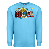 Ocean Blue Noel Premium Sweatshirt - CowhideDigitalArt