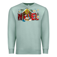 Seafoam Noel Premium Sweatshirt - CowhideDigitalArt