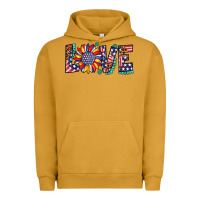 Pigment Peanut Butter love sunflower usa flag leopard Urban Hoodie - Artiststas
