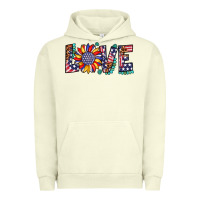 Pigment Pistachio love sunflower usa flag leopard Urban Hoodie - Artiststas