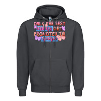 Smoke only the best moms get promoted to nana Zipper Hoodie - FaDigitalArtStudio