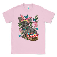 Bubblegum Pink easter french bulldog Classic Tee - RanaPortraitStore