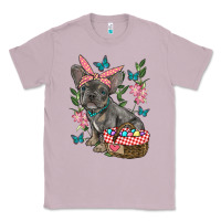 Lilac easter french bulldog Classic Tee - RanaPortraitStore