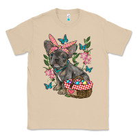 Mushroom easter french bulldog Classic Tee - RanaPortraitStore