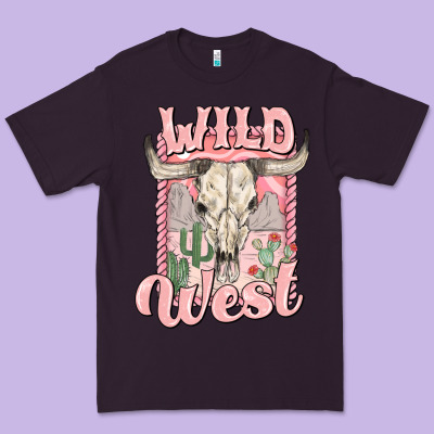 Wild West Premium Tee Designed By Maliassmallbusiness