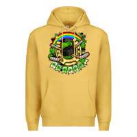 Antique Gold St. Patrick's Day Hockey Premium Hoodie - FaDigitalArtStudio