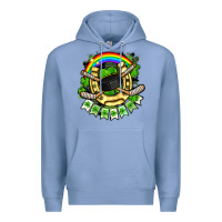 Colony Blue St. Patrick's Day Hockey Premium Hoodie - FaDigitalArtStudio