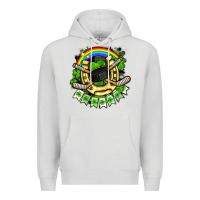 Dove Grey St. Patrick's Day Hockey Premium Hoodie - FaDigitalArtStudio